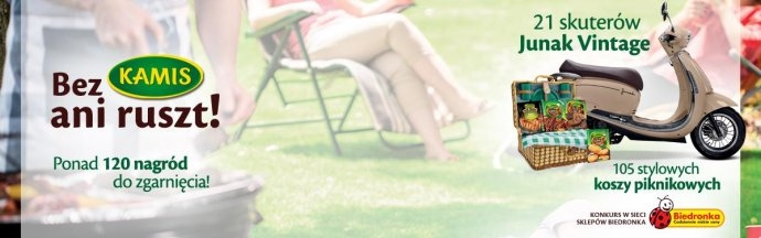 Konkurs "Bez Kamis ani ruszt" Biedronka
