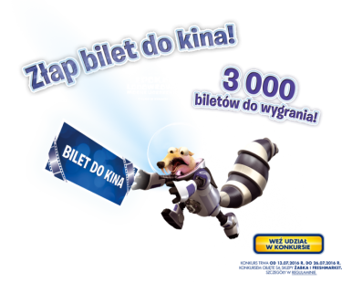 Konkurs "Złap bilet do kina" Żabka, Freshmarket