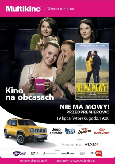 Konkurs: Kino na Obcasach: 'Nie ma mowy' Gdańsk, Wrocław, Warszawa