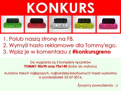 Wygraj ręcznik Tommy