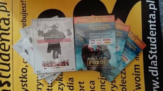 Wygraj zestaw DVD z filmami "Nienawistna Ósemka" oraz "Pokój" do godz. 12:00