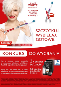 Konkurs "Szczotkuj, wybielaj, wygrywaj" Carrefour