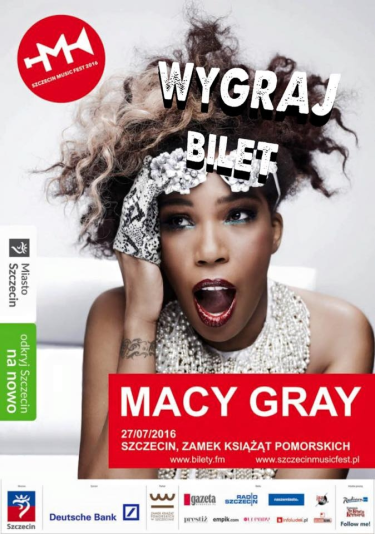 Wygraj zaproszenie na koncert Macy Gray, Szczecin