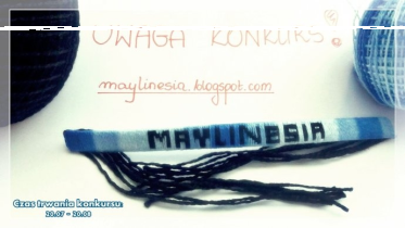 Wygraj bransoletkę Z DOWOLNYM NAPISEM!