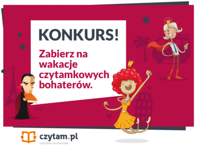 Konkurs fotograficzny "Zabierz na wakacje czytamkowych bohaterów"