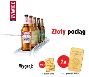 Konkurs "Pociąg Złota" Żabka, Freshmarket, 18+
