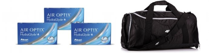 Kup 3x Air Optix i otrzymaj torbę 4F gratis