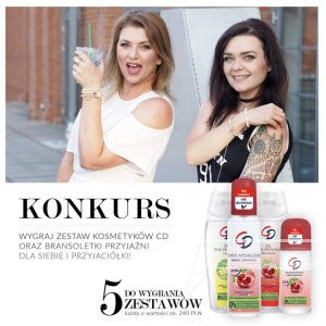 Konkurs "Podaj przepis na przyjaźń i wygraj jeden z 5 zestawów bransoletek przyjaźni i kosmetyków CD"