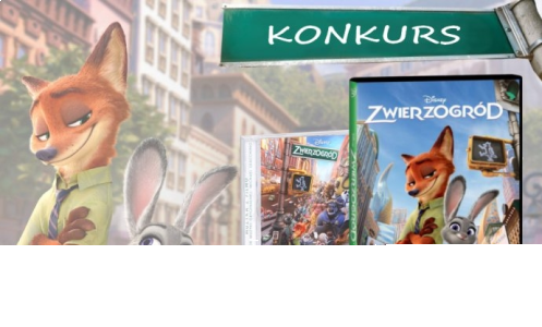 Wygraj płyty DVD z filmem Zwierzogród + CD z muzyką