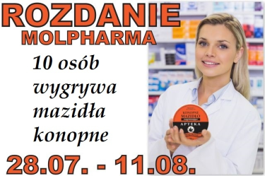 Konkurs "Rozdanie z MolPharma - 10 osób wygrywa"