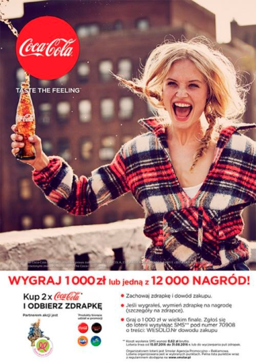 Konkurs "Wesoła loteria" Coca-Cola