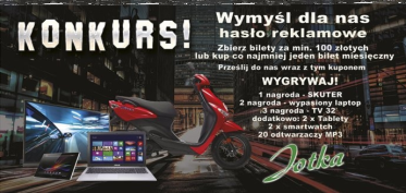 Konkurs na hasło reklamowe dla "JOTKA"