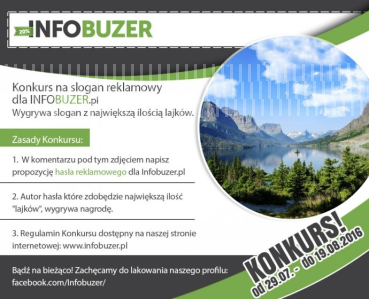 Konkurs na SLOGAN REKLAMOWY dla INFOBUZER.pl