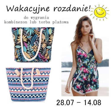 Wygraj torbę plażową albo kombinezon