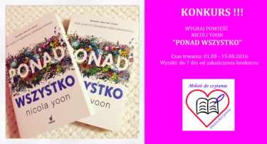 Wygraj powieść Nicoli Yoon "Ponad wszystko"