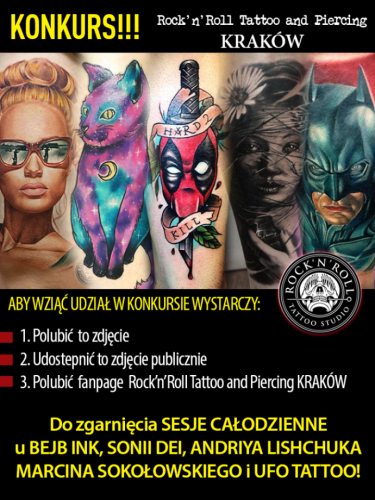Konkurs "Rock'n'Roll Tattoo and Piercing"