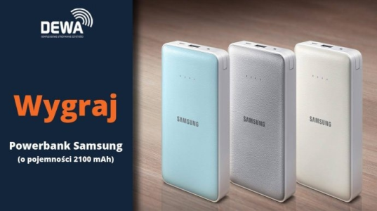Wygraj powerbank Samsung