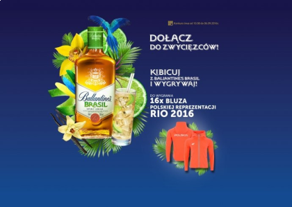 Konkurs "Kibicuj z Ballantine's Brasil i wygrywaj" 18+