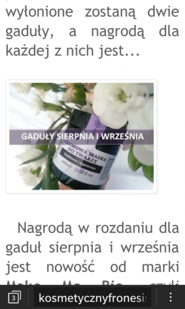 Konkurs "Rozdanie sierpnia i września"