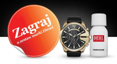 Konkurs "Zagraj o Męski zegarek Diesel DZ4344 + woda toaletowa Diesel"