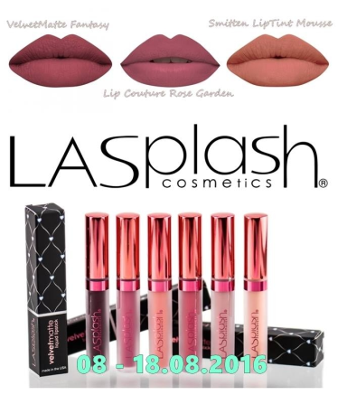 Konkurs "3 wyjątkowe płynne pomadki LasPlash"