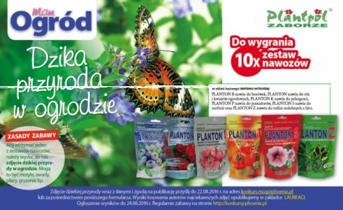 Konkurs "Dzika przyroda w ogrodzie"