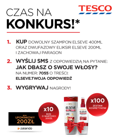 Konkurs „Elseve w sklepach Tesco”