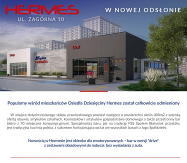Konkurs: Program Premiowy dla klientów sklepu "Hermes" w Białymstoku