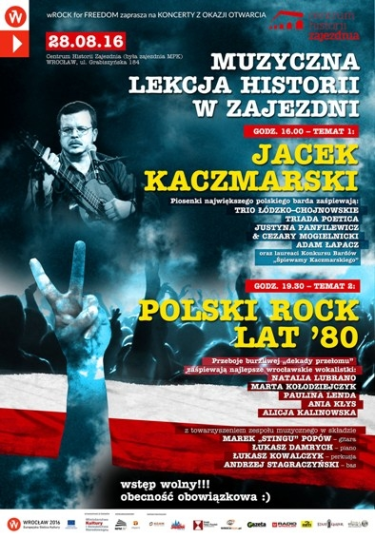 Konkurs "wROCK for Freedom - Legendy Rocka 2016" Wrocław (do godz. 12.00)