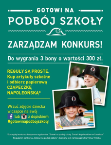 Konkurs "Gotowi na podbój szkoły" Carrefour