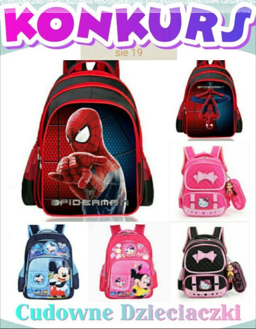 Wygraj plecak do szkoły