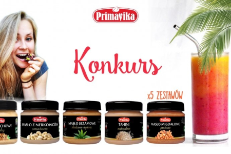 Konkurs "Pokaż Twoje Smoothie i wygraj zestaw maseł orzechowych Primavika"