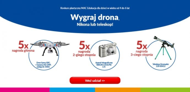 Konkurs dla dzieci 4-6 lat "3x5 Ciekawy świata z Edukatisem"