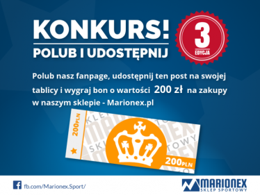 Wygraj 200zł na zakupy w sklepie Marionex.pl