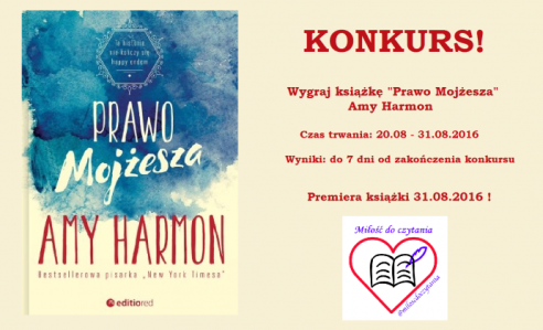 Wygraj książkę "Prawo Mojżesza" Amy Harmon
