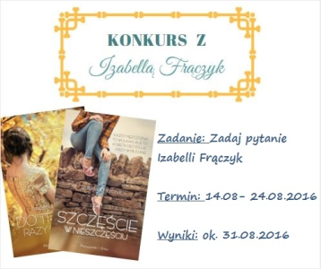 Konkurs z Izabellą Frączyk