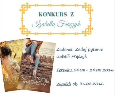 Konkurs z Izabellą Frączyk
