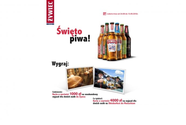 Loteria "Wyjazd z Żywcem" Żabka, Freshmarket, 18+