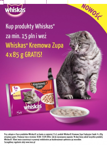 Kup Whiskas - zupa gratis, Tesco