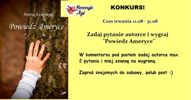 Konkurs "Zadaj autorce pytania i wygraj"