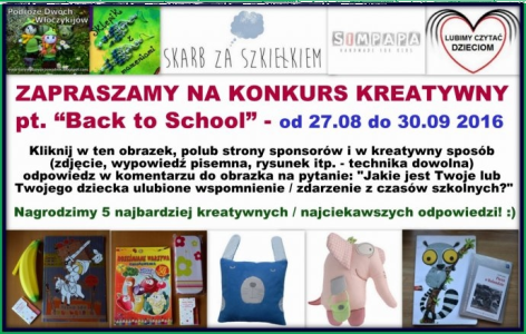 Konkurs kreatywny "Back to School"
