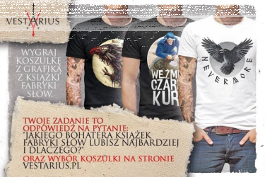 Wygraj koszulkę z grafiką Fabryki Słów