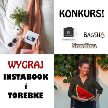 Wygraj Instabook & torebkę Bagsha