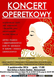 Wygraj zaproszenie na Koncert Operetkowy, Ruda Śląska