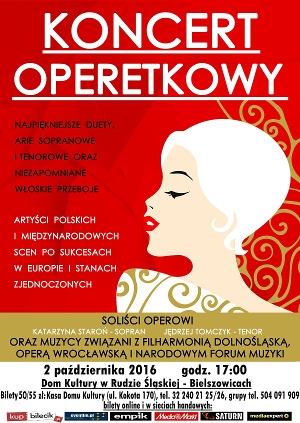 Wygraj zaproszenie na Koncert Operetkowy, Ruda Śląska