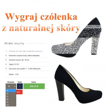 Wygraj czółenka z naturalnej skóry
