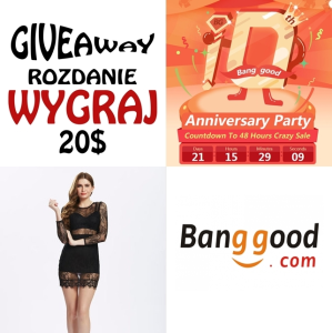 Konkurs "Zgarnij bon o wartości 80zł do sklepu internetowego Banggood"