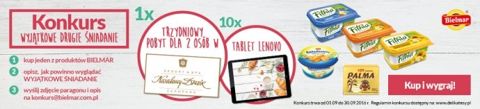 Konkurs "Wyjątkowe drugie śniadanie" Delikatesy Centrum