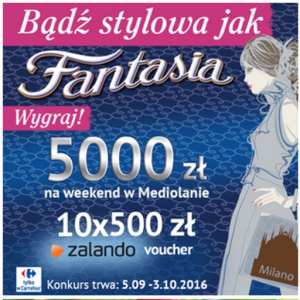 Konkurs fotograficzny "Bądź stylowa jak Fantasia" Carrefour