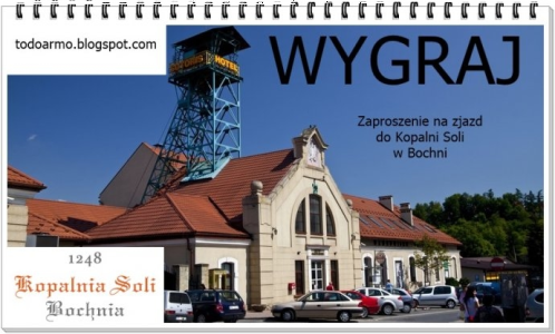 Wygraj zaproszenie na zjazd do Kopalni Soli w Bochni.